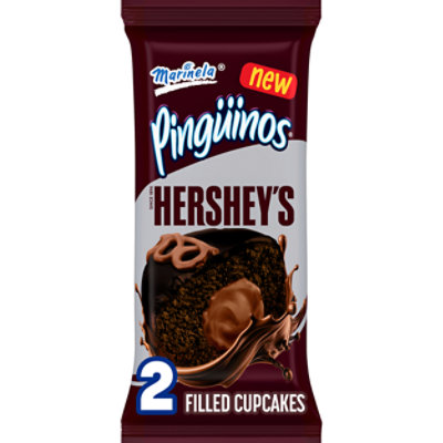Marinela Pinguinos Hersheys Creme Filled Cupcakes - 2.82 OZ - Image 1