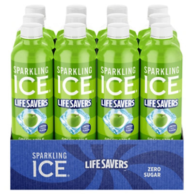 Sparkling Ice Life Savers Green Apple 12-17fz - 12-17 FZ - albertsons