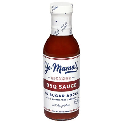 Yo Mamas Foods Bbq Sauce Hickory - 14 OZ - Image 2