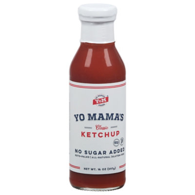 Yo Mamas Foods Ketchup Classic - 14 OZ - Image 1