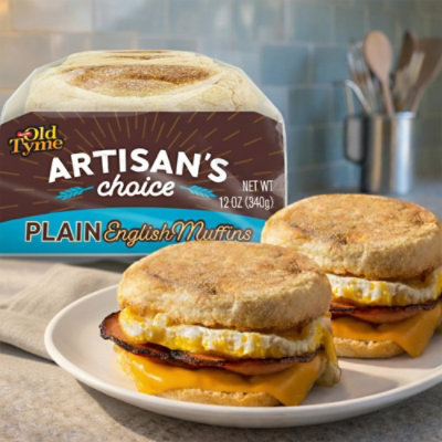 Old Tyme Atrisans Choice English Muffins - 12 OZ - Image 5