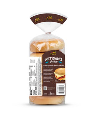 Old Tyme Artisans Choice Plain Bagels - 20 OZ - Image 5