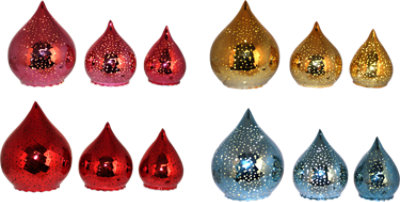 Overjoyed Boutique Diwali Led Teardrop Globe Medium - Each - Image 1