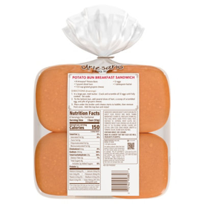 Artesano Potato Buns - 16 OZ - Image 5