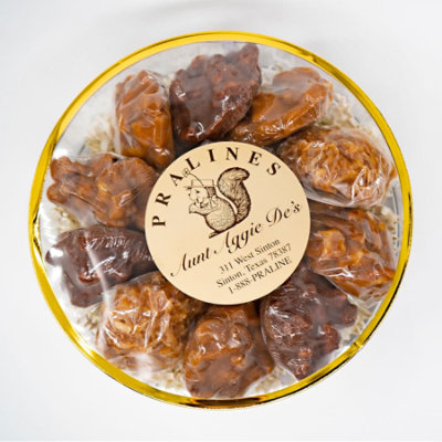 Praline Round Sampler Gift Box Containing Pralines In Assorted Flavors - 12 Oz - Image 1
