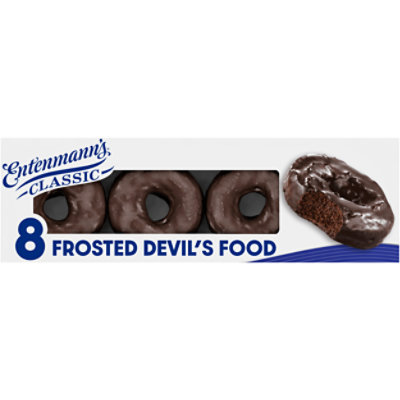 Entenmanns Classic Frosted Devils Food Donuts - 16 OZ - Image 1