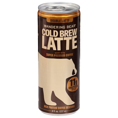 Wandering Bear Coffee Latte Double Cold Brew - 8 FZ - Image 2