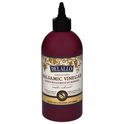 Delallo Vinegar Balsamic Sqz - 16.9 OZ - Image 2
