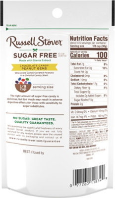 Russell Stover Sf Chocolate Covered Peanuts Bag - 4.5 OZ - Image 5