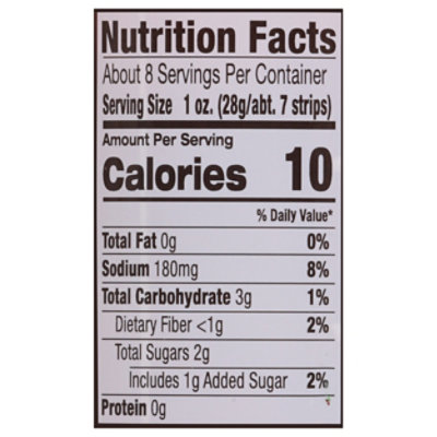 Delallo Pepper Red Sweet Strips - 16 OZ - Image 3