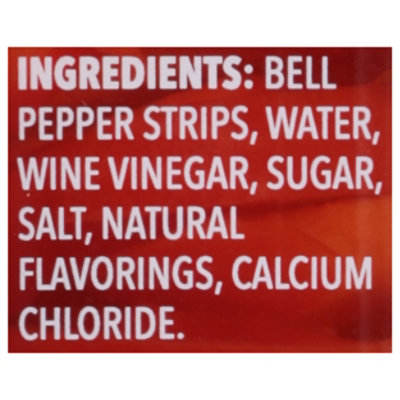 Delallo Pepper Red Sweet Strips - 16 OZ - Image 4