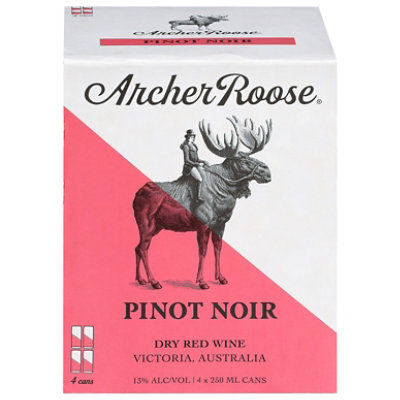 Archer Roose Pinot Noir Wine - 4-250ML - Image 1