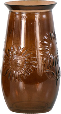 Overjoyed Boutique Sunflower Vase Brown Small - Each - Image 1