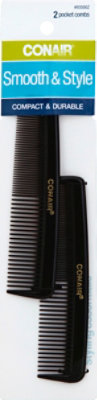 Conair Styling Essentials Comb Pocket Compact Size - 2.00 PK - Image 2