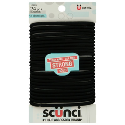 Scunci No Damage Elastics Thick Hair - 24 PK - Image 1