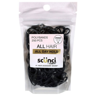 Scunci Effortless Beauty Rubber Bands - 250 PK - Image 1