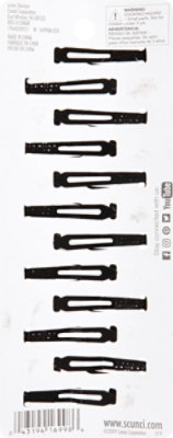 Scunci Snap Clips Black - 12 PK - Image 4