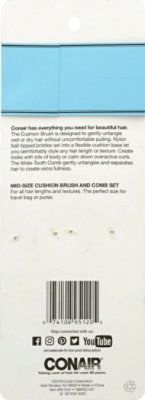 Conair Styling Essentials Brush & Comb Set Detangle & Style - EA - Image 3