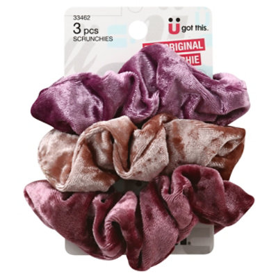 Conair Scrunchie Velvet - 3.00 PK - Image 1