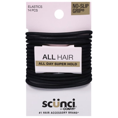 Scunci Elastics Black Color Evolution Jel - 14 PK - Image 2