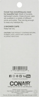 Conair Shower Cap - 3.00 PK - Image 4