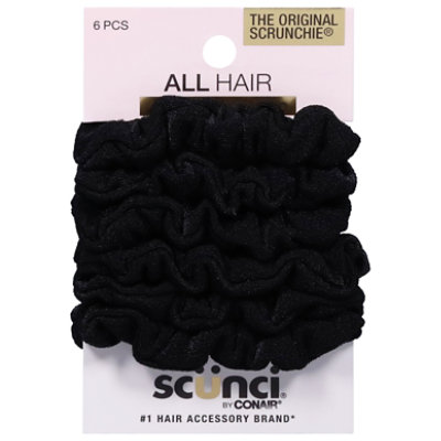 Scunci Effortless Beauty Scrunchies Mixed Knits - 6.00 PK - Image 1