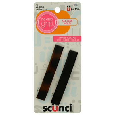 Scunci No-slip Grip Barrettes - 2.00 PK - Image 3