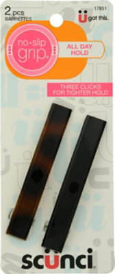 Scunci No-slip Grip Barrettes - 2.00 PK - Image 2