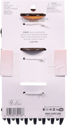 Conair Scunci Clip Jaw No-slip - 3.00 CT - Image 3
