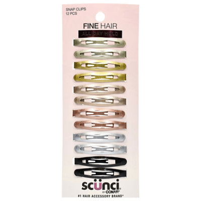 Scunci Clippies Fashion - 12 CT - Image 2
