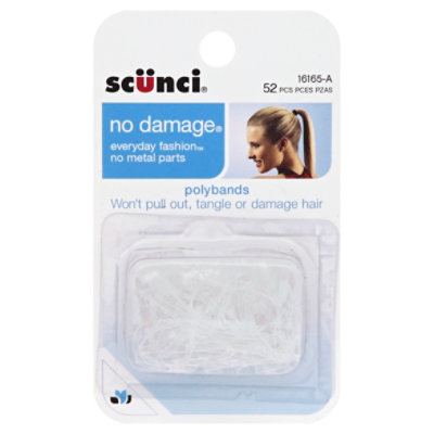 Scunci No Damage Poly Bands - 52 PK - Image 1