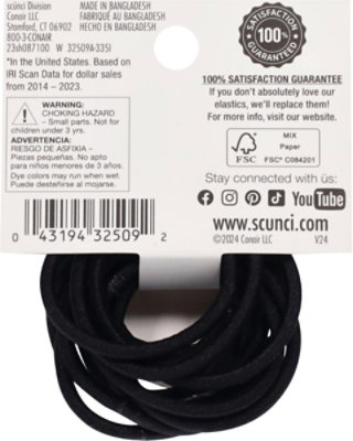 Conair Mm Elastic Fine Hair Black - 15 PK - Image 3