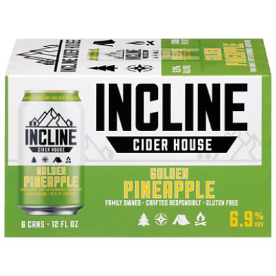 Incline Golden Pineapple Cider In Cans - 6-12 FZ - Image 2
