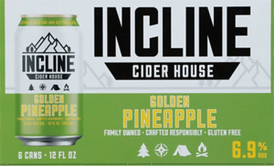 Incline Golden Pineapple Cider In Cans - 6-12 FZ - Image 4