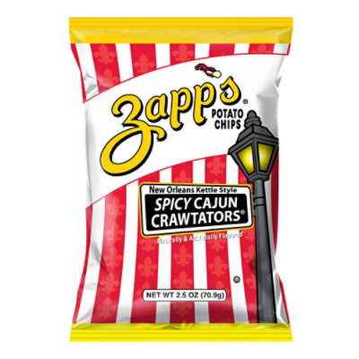 Zapp's Spicy Cajun Crawtators Potato Chips - 2.5 Oz - Image 1