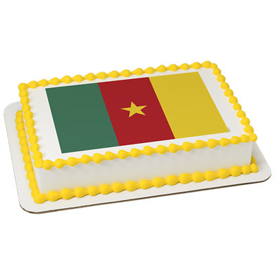 Cameroon Country Flag Cake - Image 1