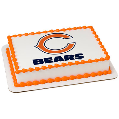 NFL Chicago Bears Image Photo Cake - Image 1