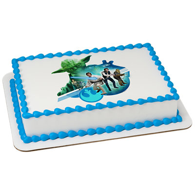 STAR WARS™ The Force Is Strong Image Photo Cake - Image 1