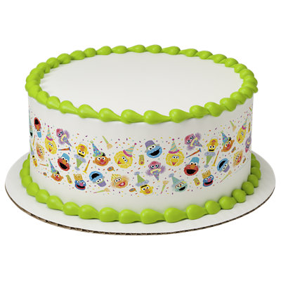 Sesame Street® It's A Party! Strip Photo Cake - Image 1