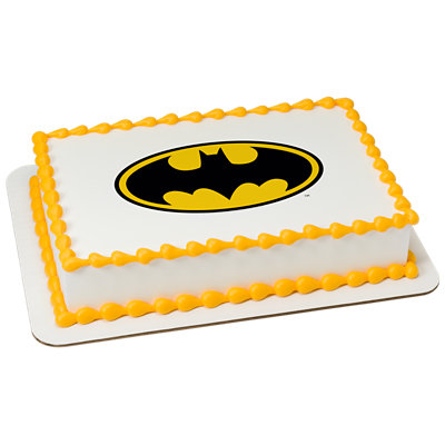 Batman™ Emblem Image Photo Cake - Image 1