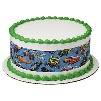 Hot Wheels™ No Limits Strip Photo Cake - Image 1