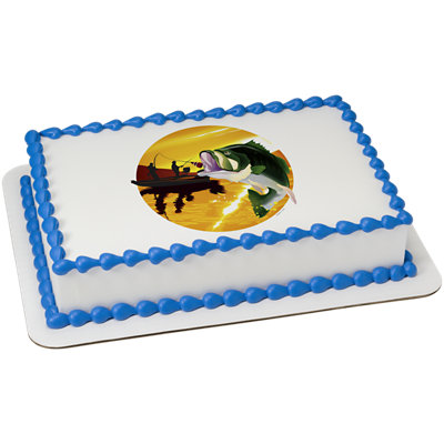 Big Catch Image Photo Cake - Image 1
