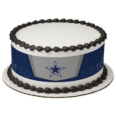 NFL Dallas Cowboys Strip Photo Cake - Image 1