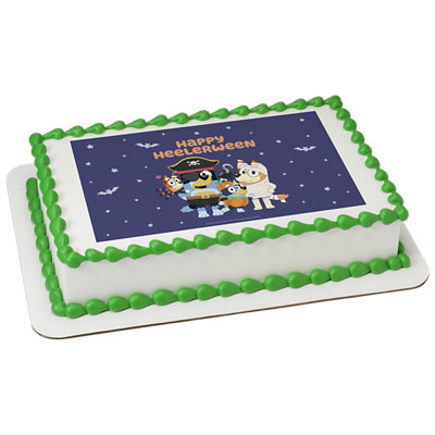 Bluey Happy Halloween Cake - Image 1