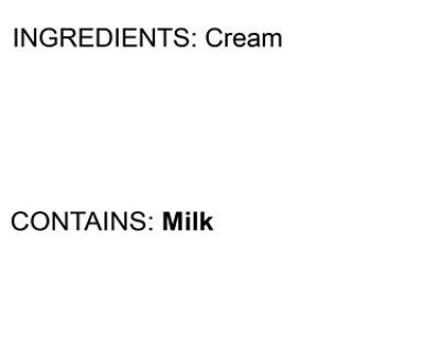 Volleman's Heavy Cream - 16 Oz - Image 3