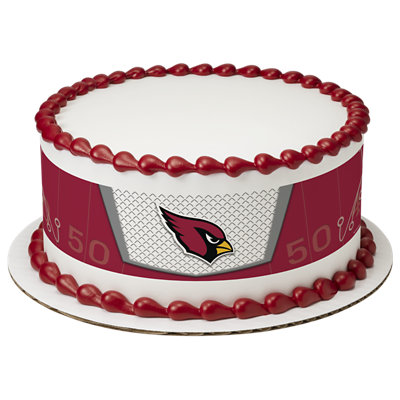 NFL Arizona Cardinals Strip Photo Cake - Image 1