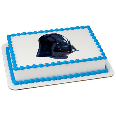 STAR WARS™ Vader Galaxy Image Photo Cake - Image 1