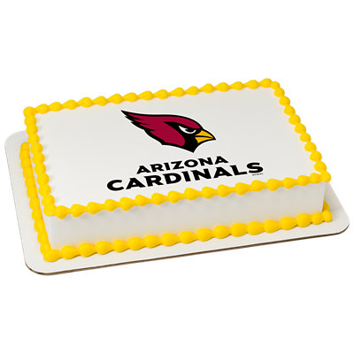 NFL Arizona Cardinals Image Photo Cake - Image 1