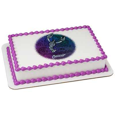 Cancer Image Photo Cake - Image 1