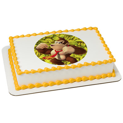 Donkey Kong Image Photo Cake - Image 1